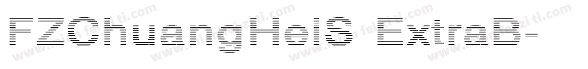 FZChuangHeiS ExtraB字体转换
